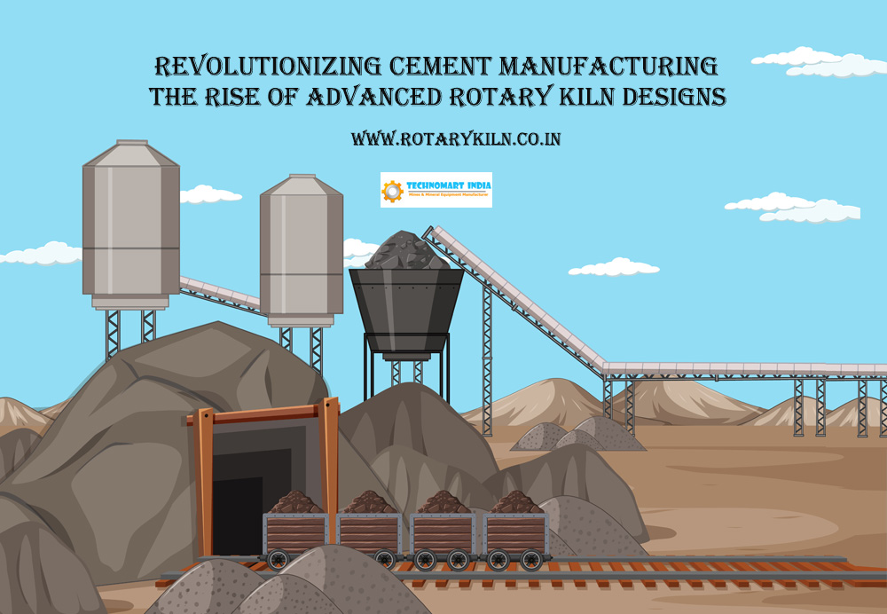 rotary kiln for cement manufacture