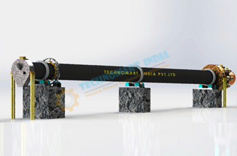 rotary calcination plant