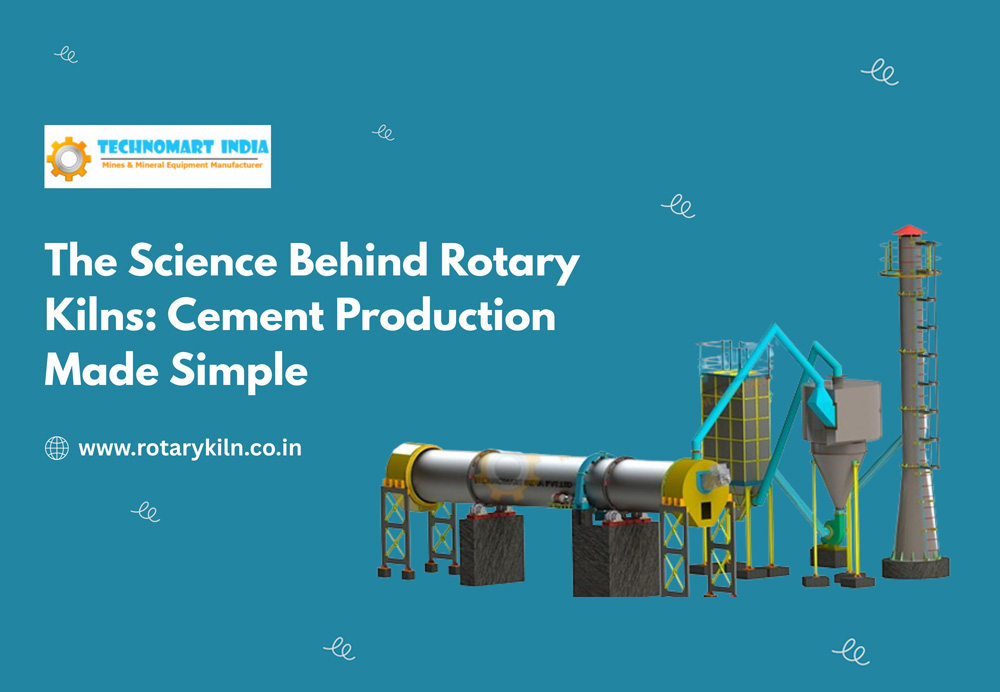 rotary kiln for cement manufacture
